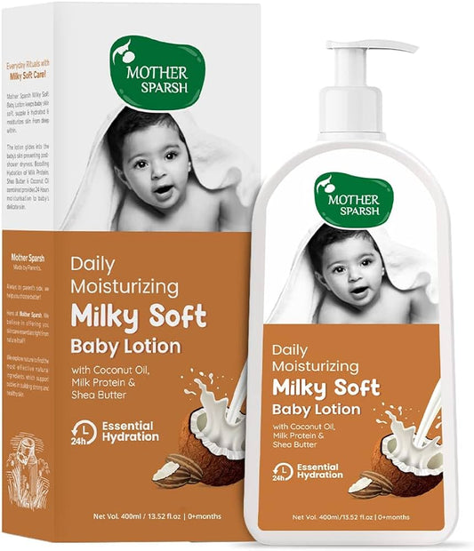 Mother Sparsh Milky Soft Baby Lotion (400ml)