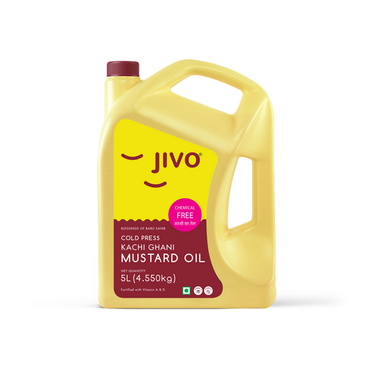 Jivo Kachi Ghani Mustard Oil (5L)