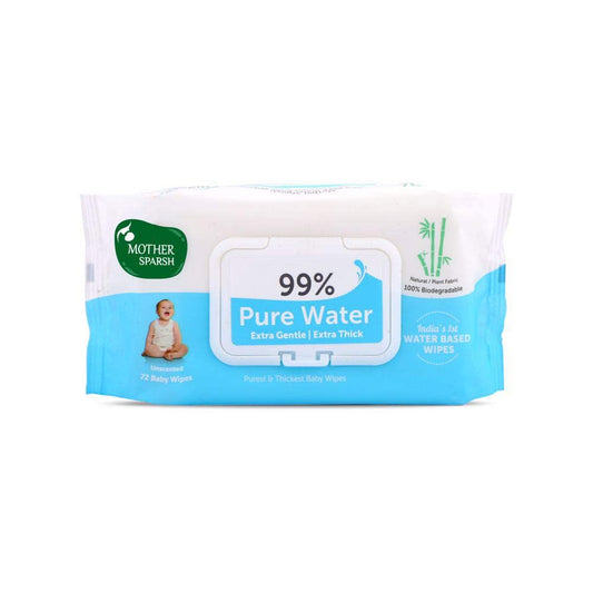 Mother Sparsh 99% Pure Water Wipes (72pcs)