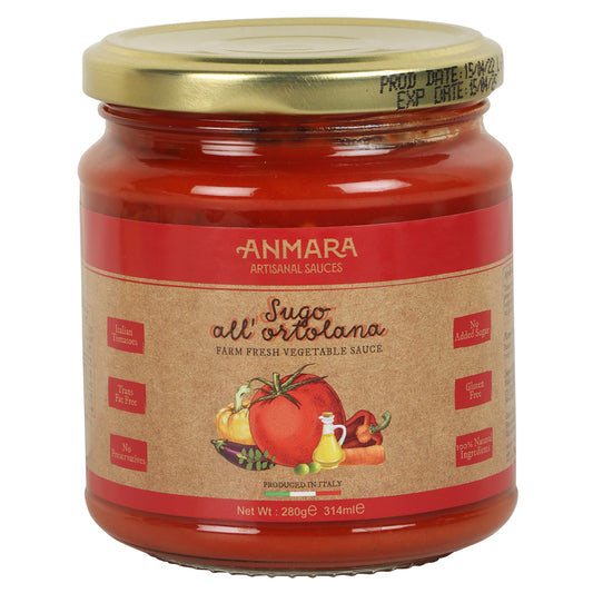 Anmara Ready Sauces Ortolana Mix Veg (314ml)