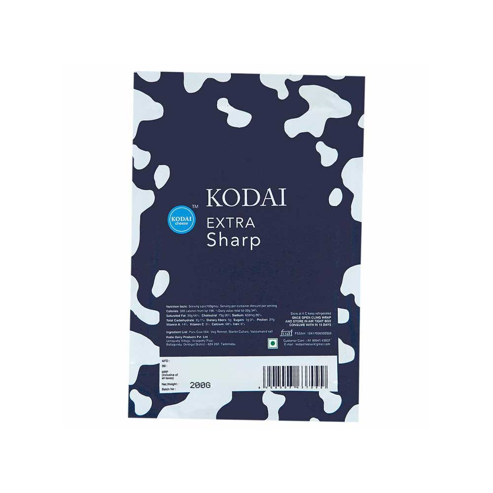 Kodai Cheese Extra Sharp Cheddar