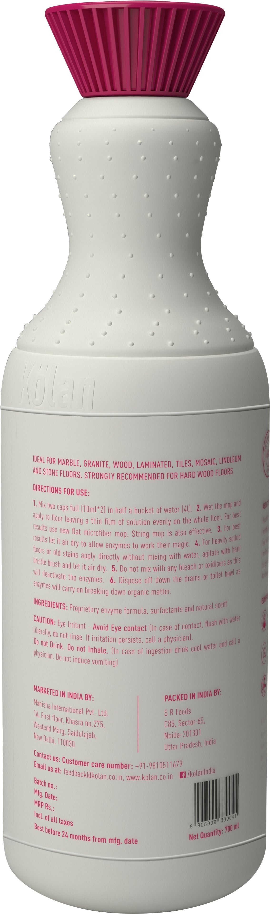 Kolan No Rinse Floor Cleaner (700 ml)