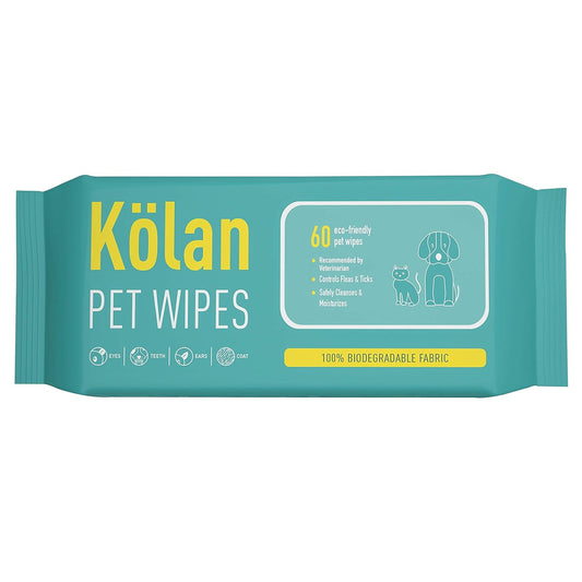Kolan Pet Wipes (60 pcs)