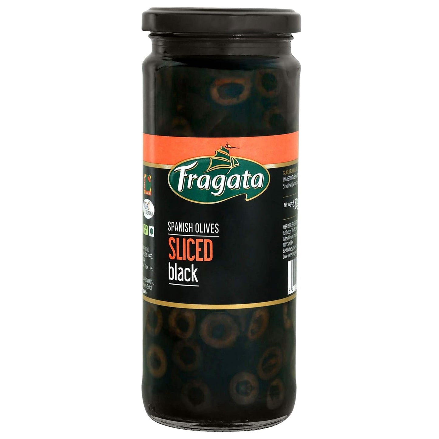 Fragata Black Sliced Olives (430g)