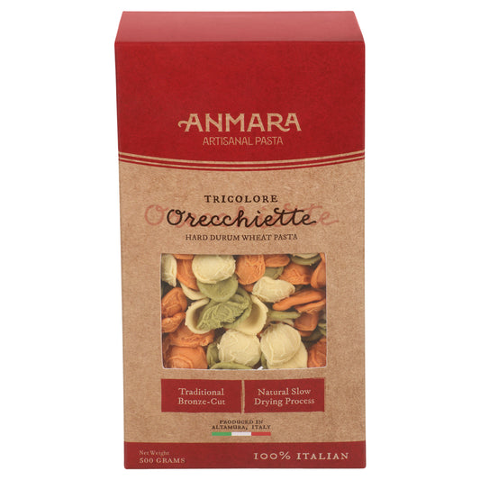 Anmara Orecchiette Tricolour Pasta (500g)