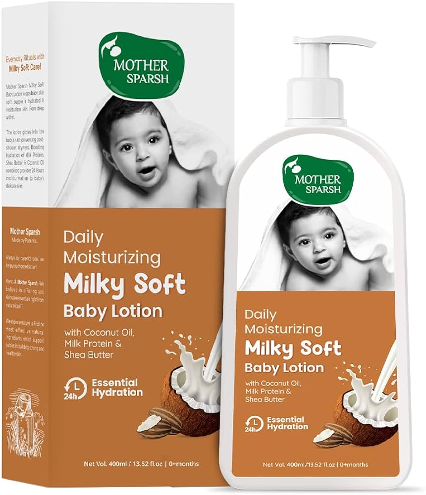 Mother Sparsh Milky Soft Baby Lotion (400ml)