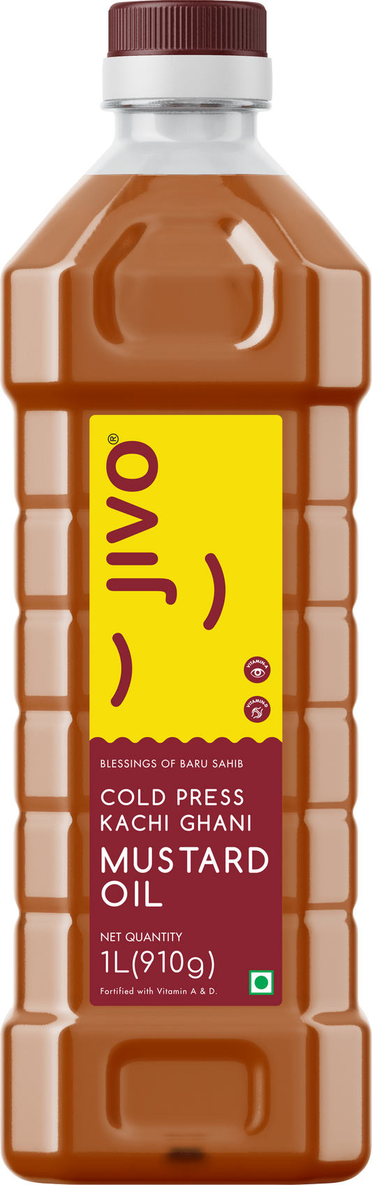 Jivo Kachi Ghani Mustard Oil (1L)