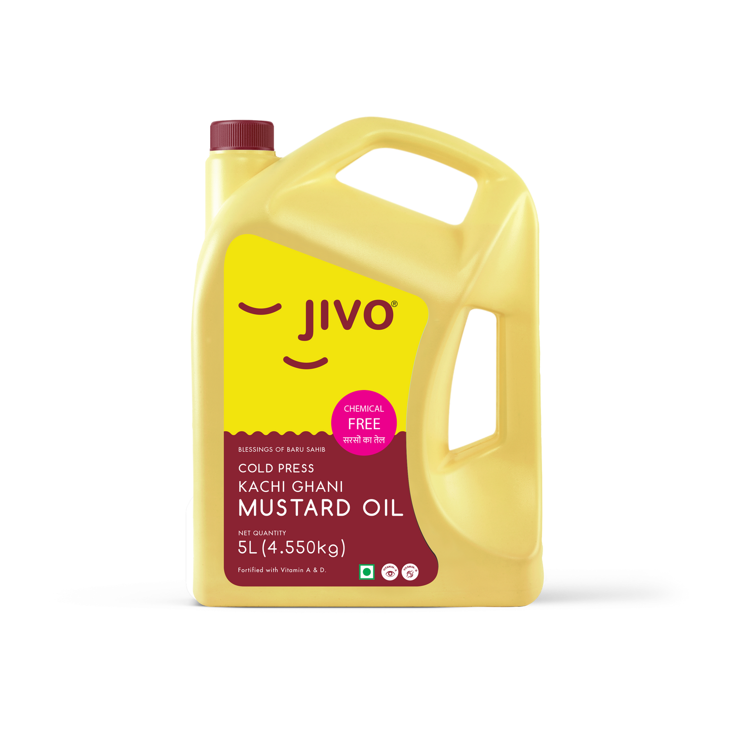 Jivo Kachi Ghani Mustard Oil (5L)