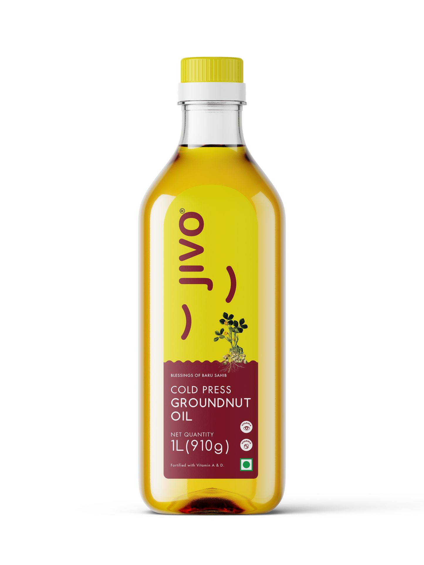 Jivo Cold Press Groundnut Oil (1L)