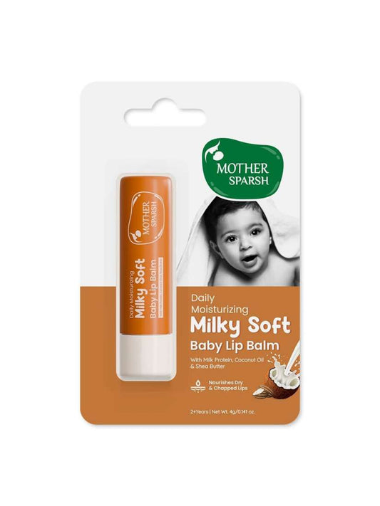 Mother Sparsh Daily Moisturizing Milky Soft Lip Balm (4g)