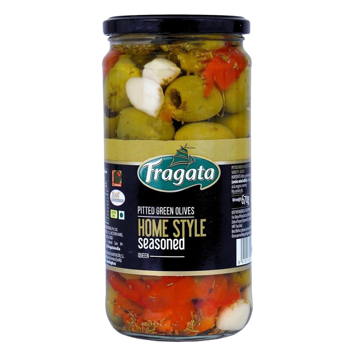 Fragata Queen Pitted Homestyle Olives (670g)