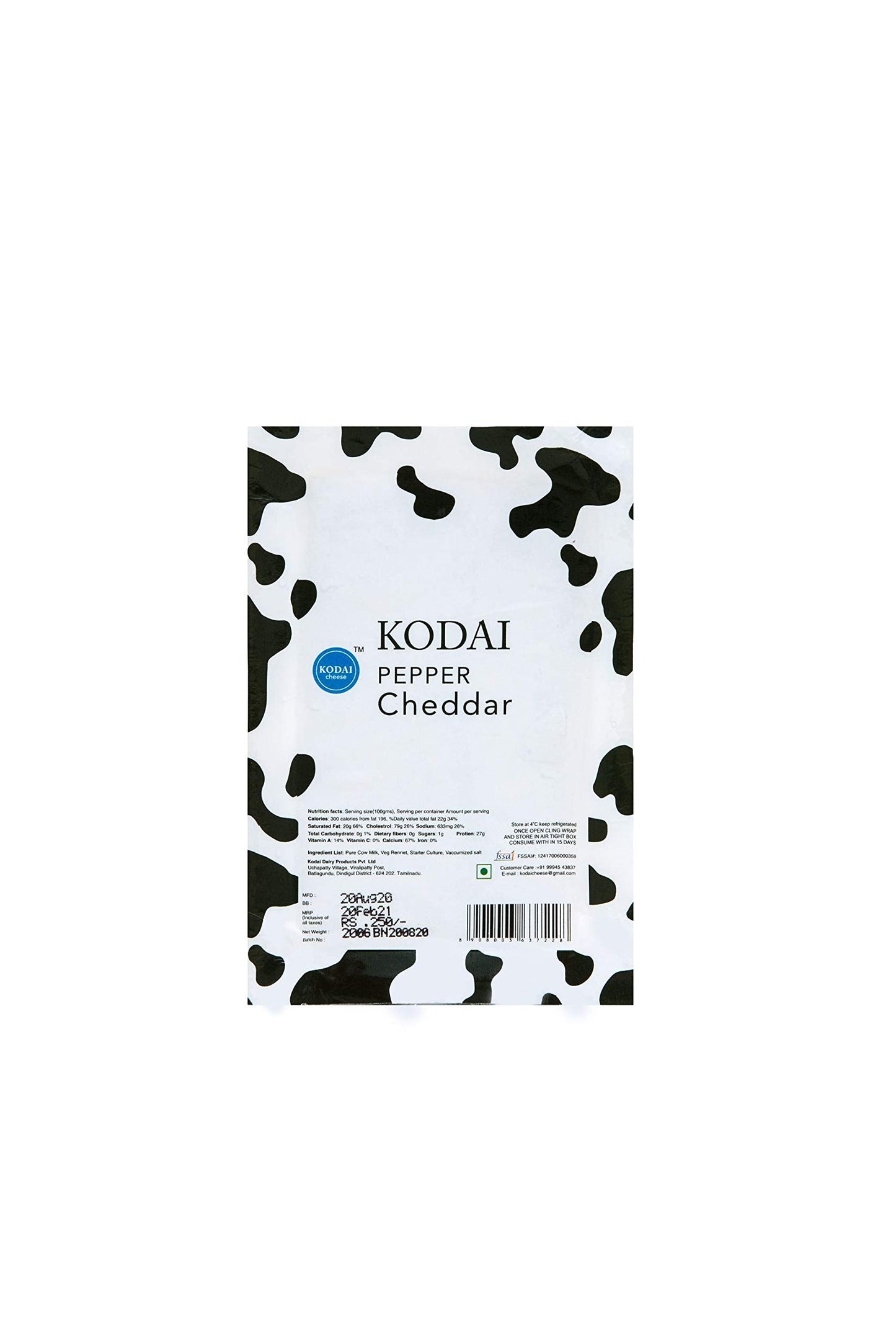 Kodai Cheese Pepper Cheddar