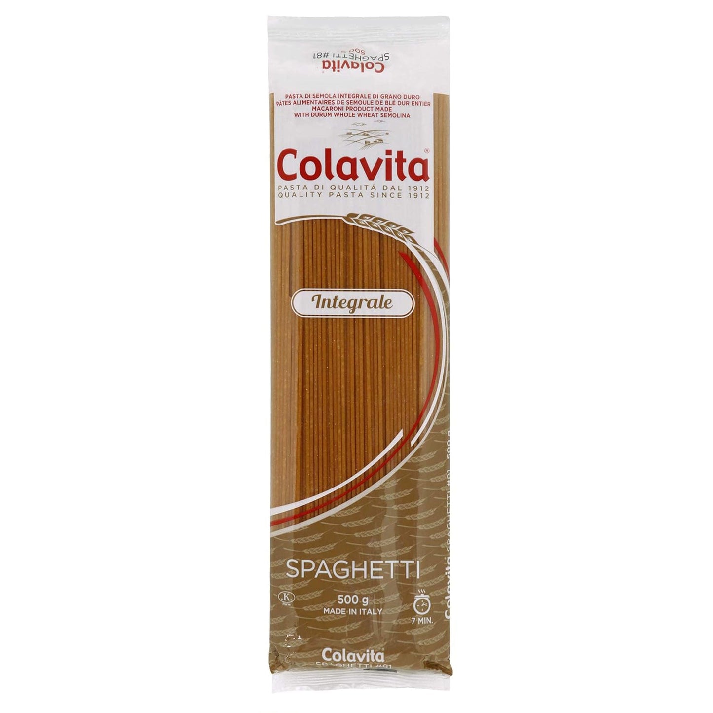 Colavita Whole Wheat Spaghetti Pasta (500g)